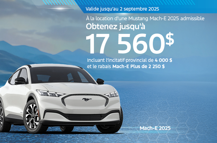 Bannière de Mach-E 2025